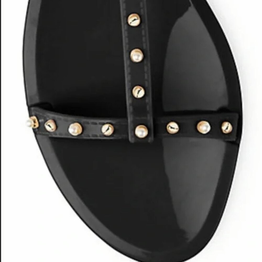 Stuart Weitzman MELLIE PEARLSTUD JELLY SLIDE SANDAL | Size 8 - Picture 7 of 7